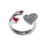 Кольцо  Цитра Amore Jenavi j53130е1 Чернёное серебро Эмаль