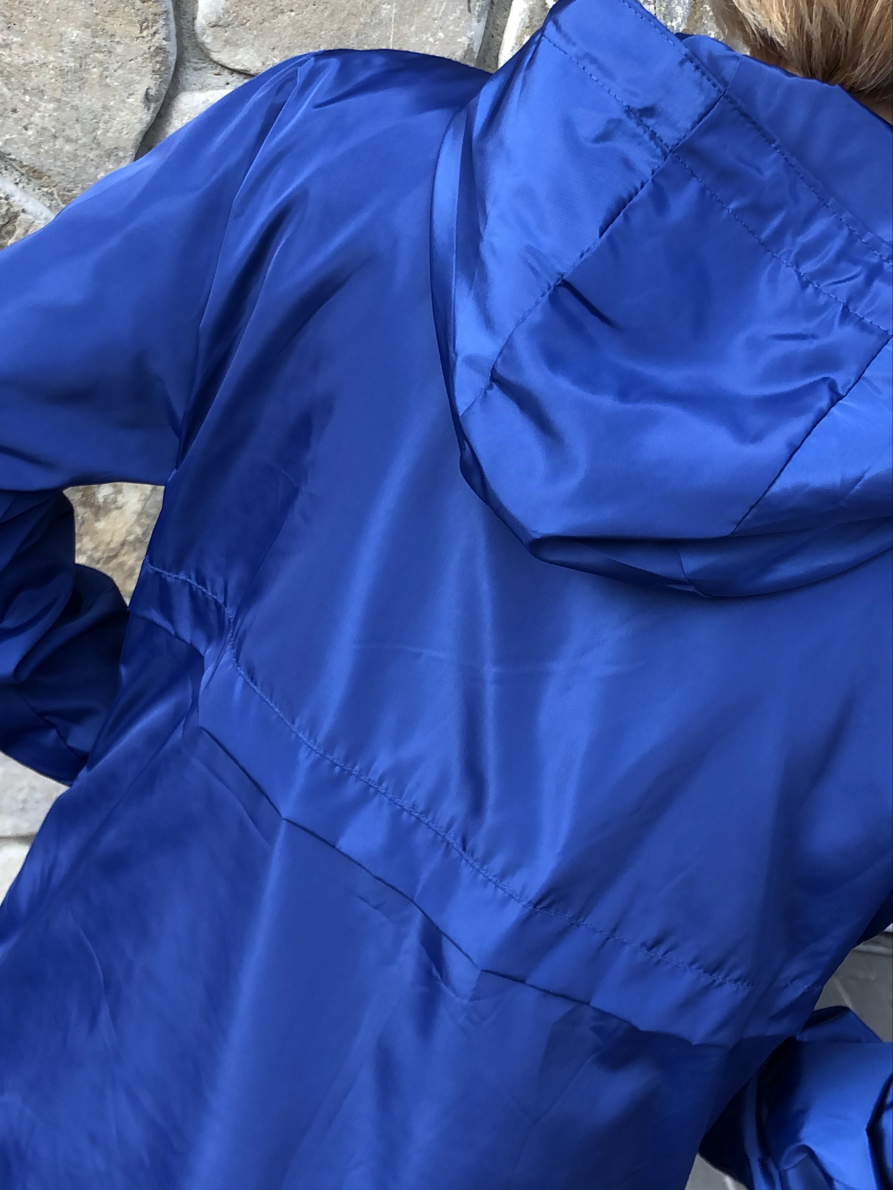 картинка Куртка спорт CLASSIC Капюшон Молния Полиэстер Кыргыстан [Синий] от магазина Одежда-