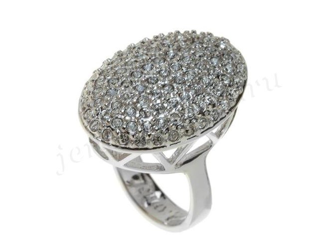 картинка Кольцо Гросс Мириада Jenavi r6333f000 Серебрение  c родированием  Кристаллы Swarovski от магазина Одежда-