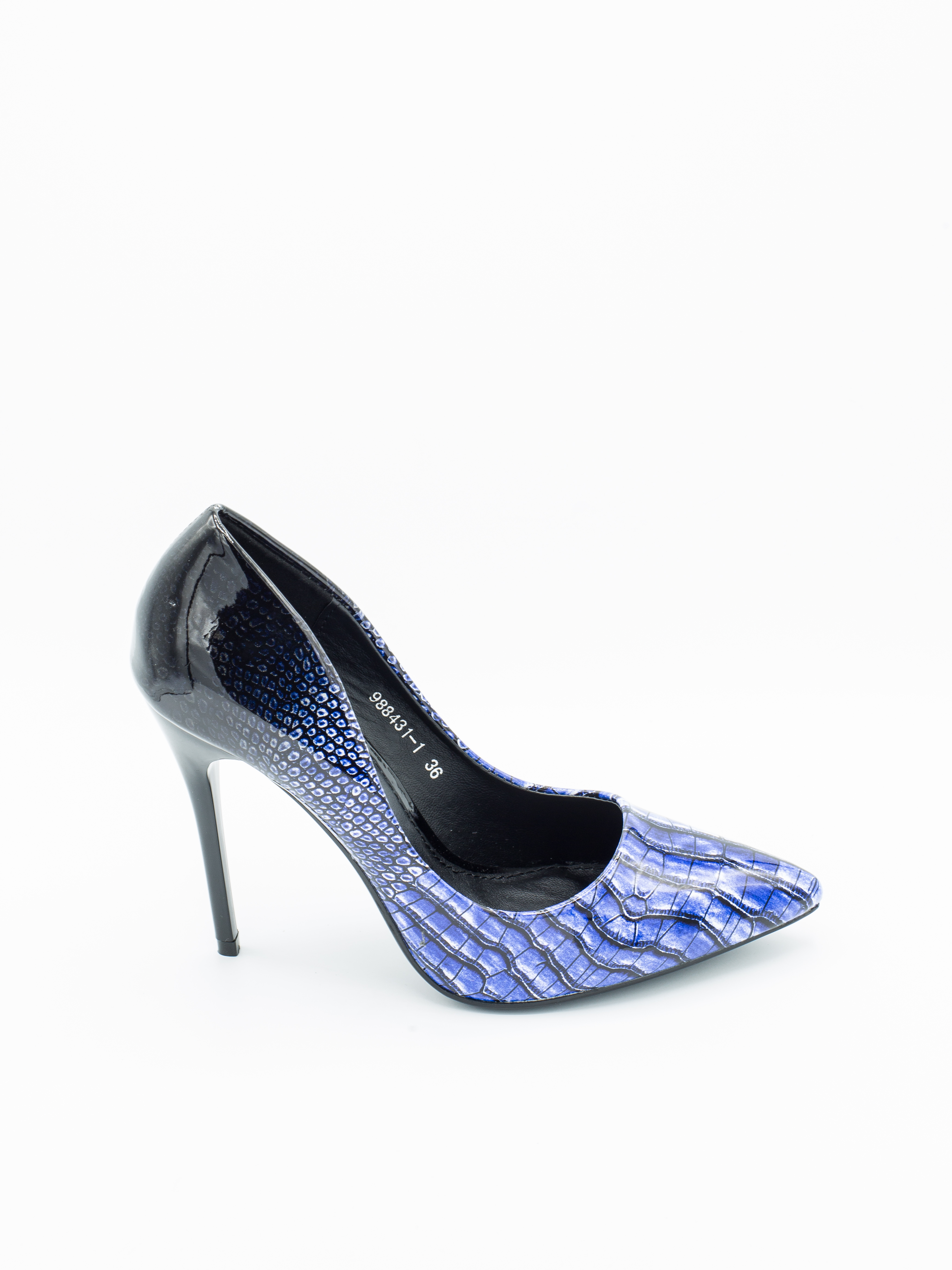 картинка Туфли MISS MILLER Синие+Чёрные от магазина Одежда-