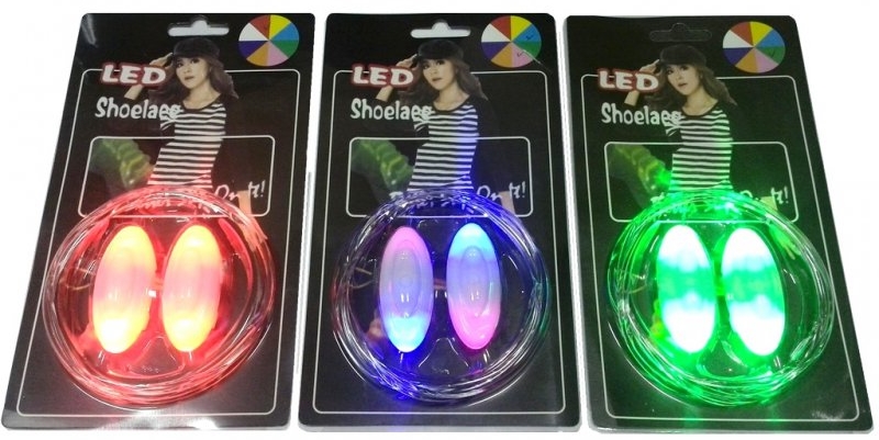 картинка Шнурки Светящиеся LED КНР [Ассортимент] от магазина Одежда-