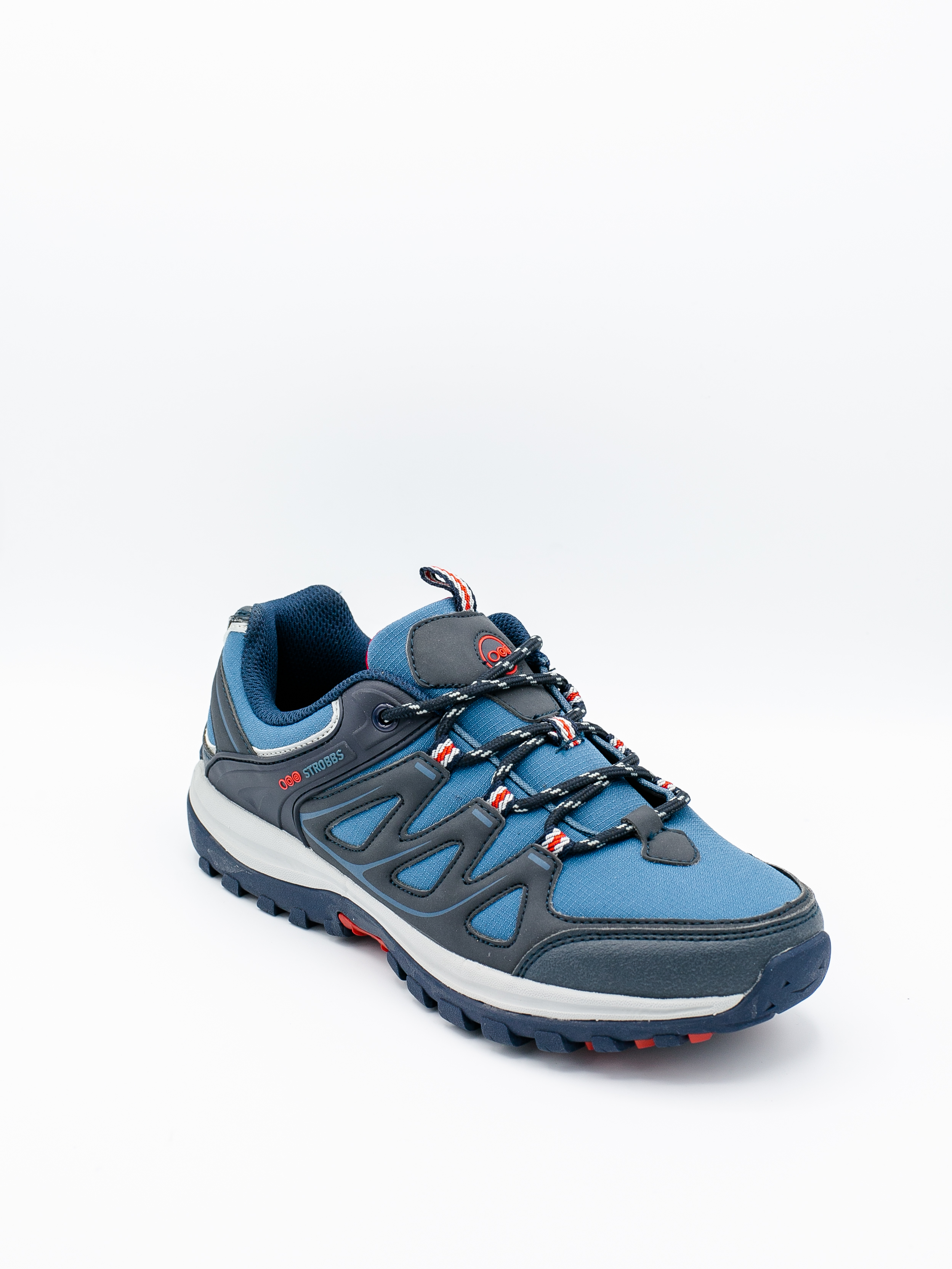 картинка Кроссовки STROBBS ENERGY Тёмно  - Синие + Красные шнур. КНР 64517 от магазина Одежда-